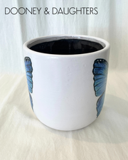 Large Pot - Blue Butterfly