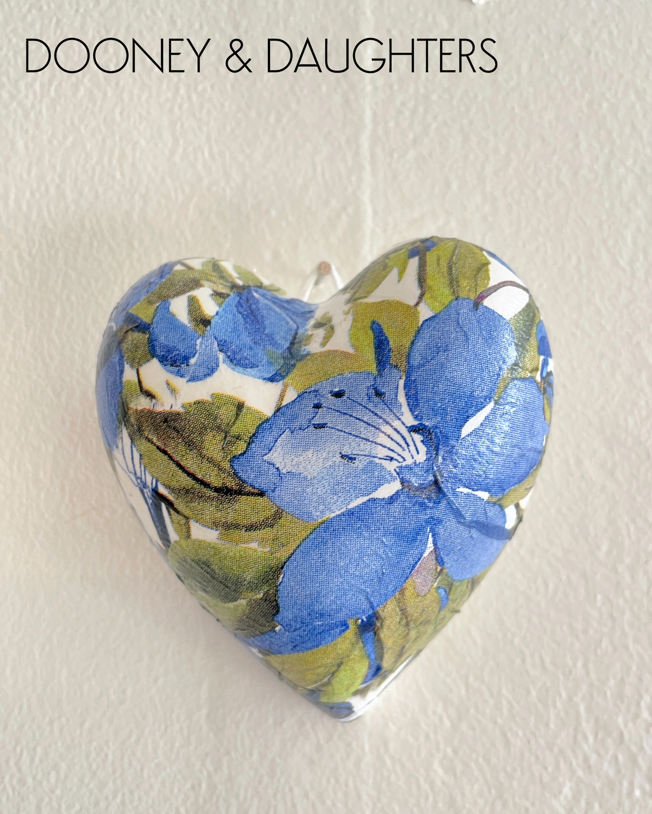 Mini Heart - Blue Clematis