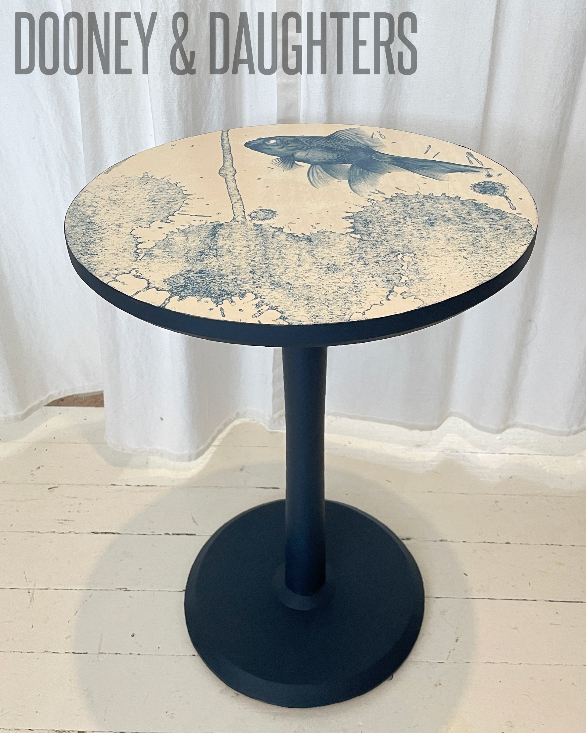 Blue Fish Side Table