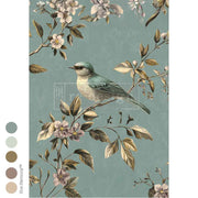 Blue Song Redesign A1 Decoupage Fiber Paper