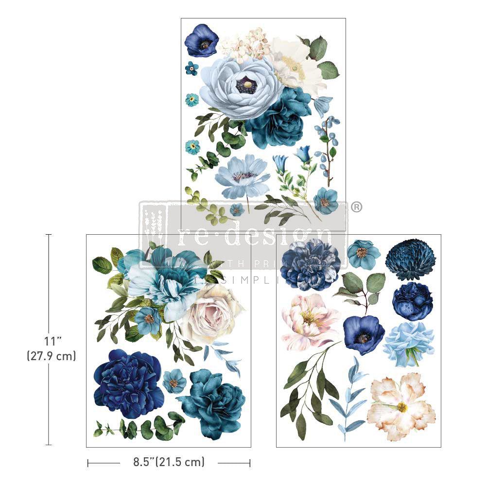 ReDesign Transfer Middy - Blue Wildflowers