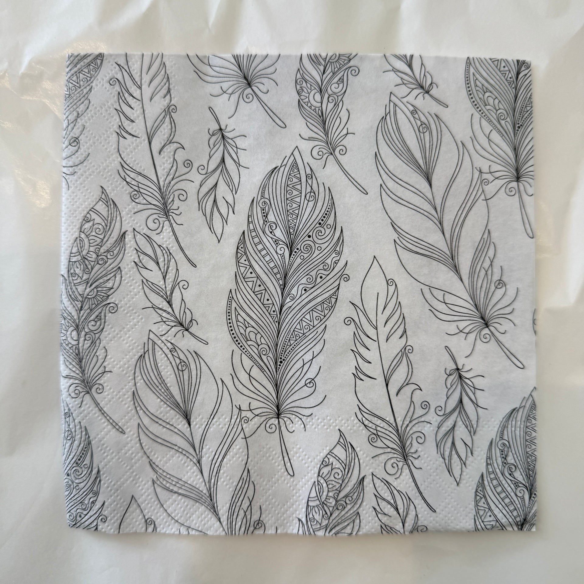 Napkin - Bohemian Feathers