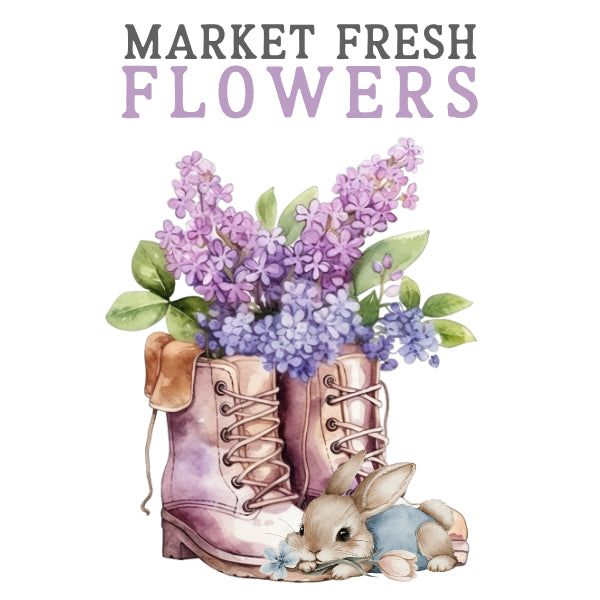 Flower Market - Boots and Bunny