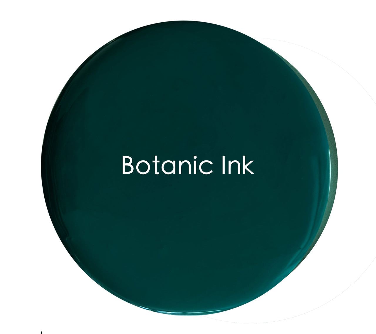 Botanic Ink chalk paint swatch – deep artisan green with undertones