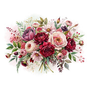 Botanical Beauty White Cloud Decor Transfer