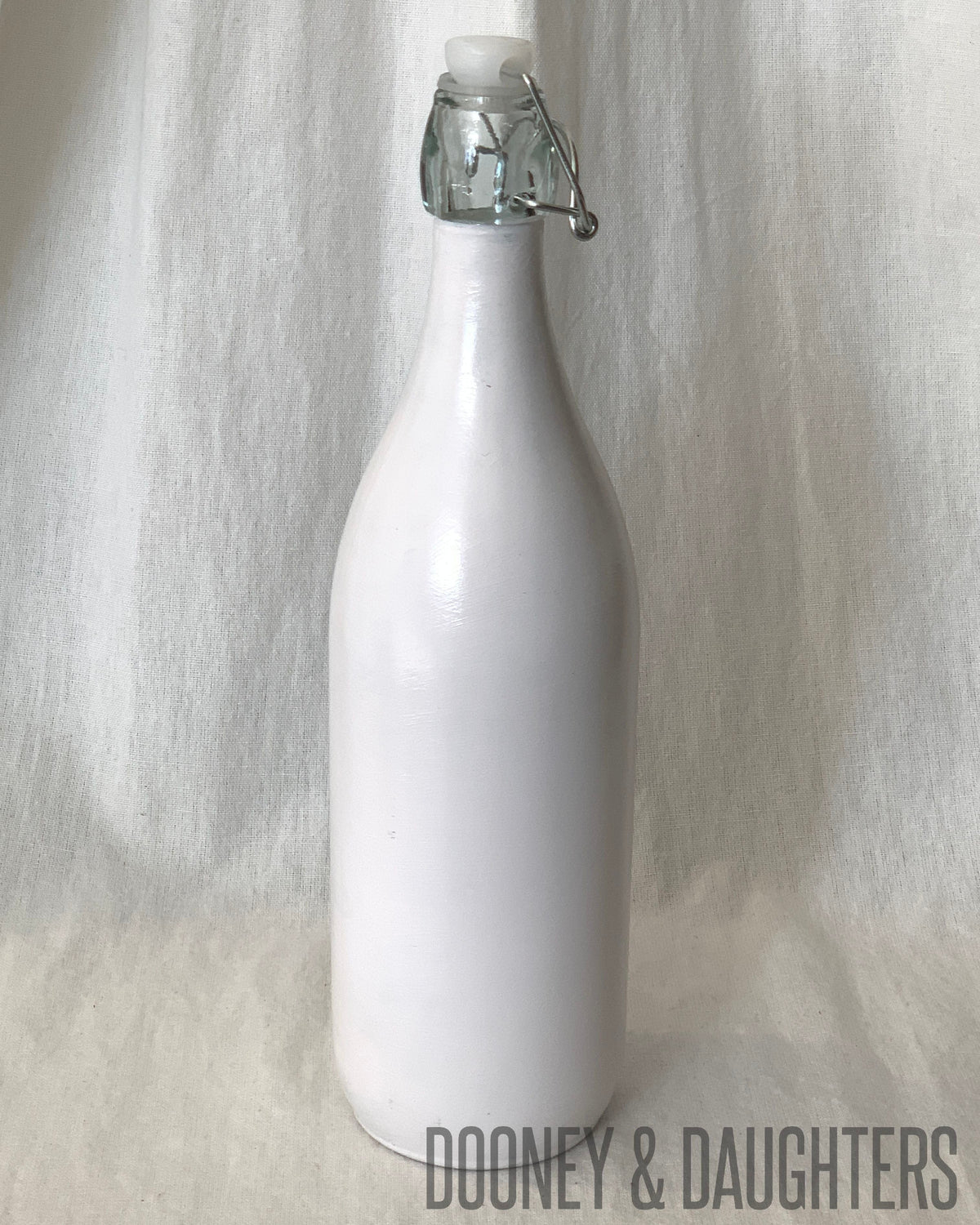 Dazzling Peacocks One Glass Bottle