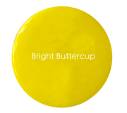 Texture detail of Bright Buttercup chalk paint – matte bold yellow