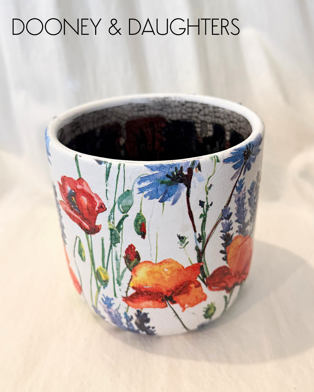 Medium Pot - Bright Flowers
