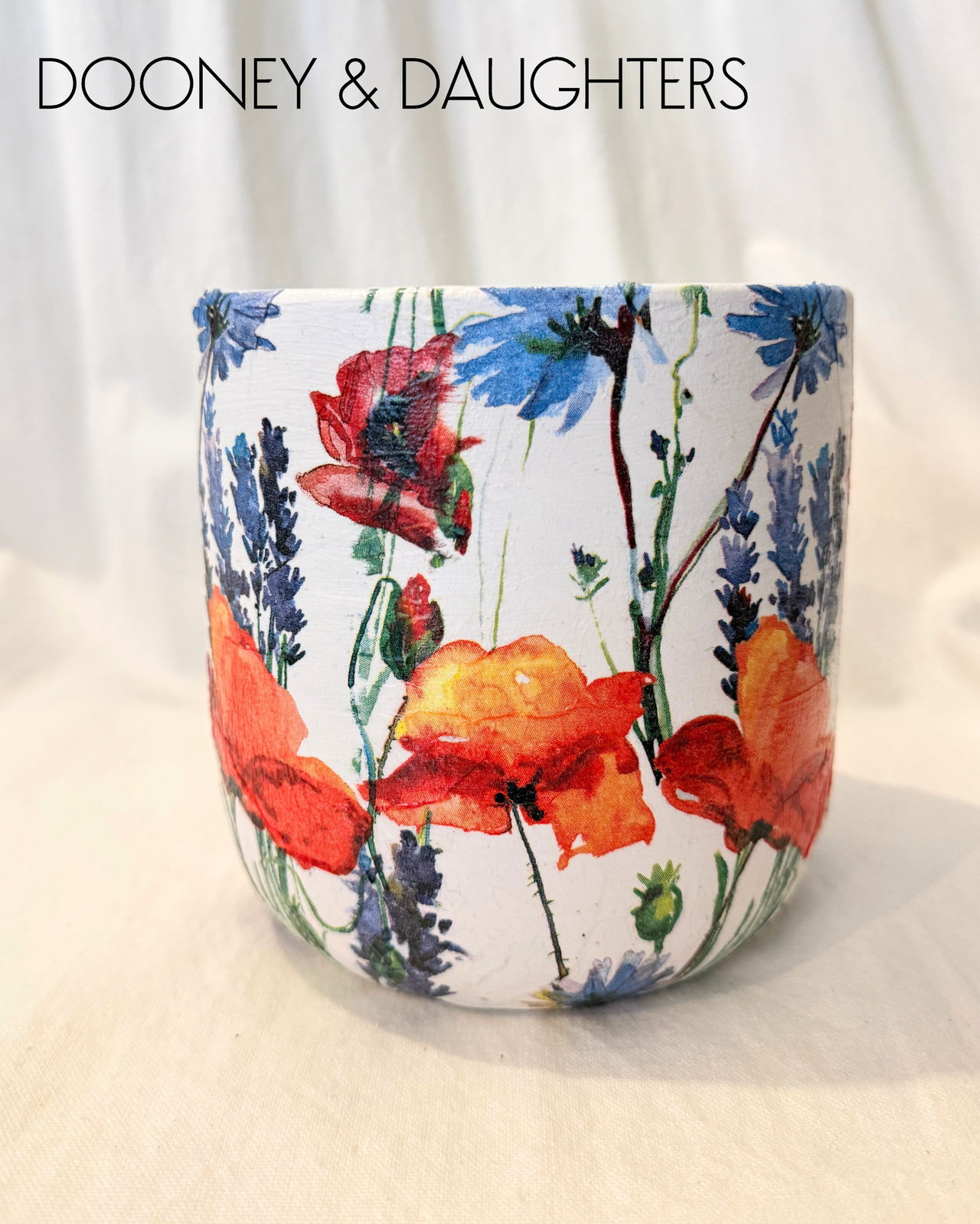 Medium Pot - Bright Flowers