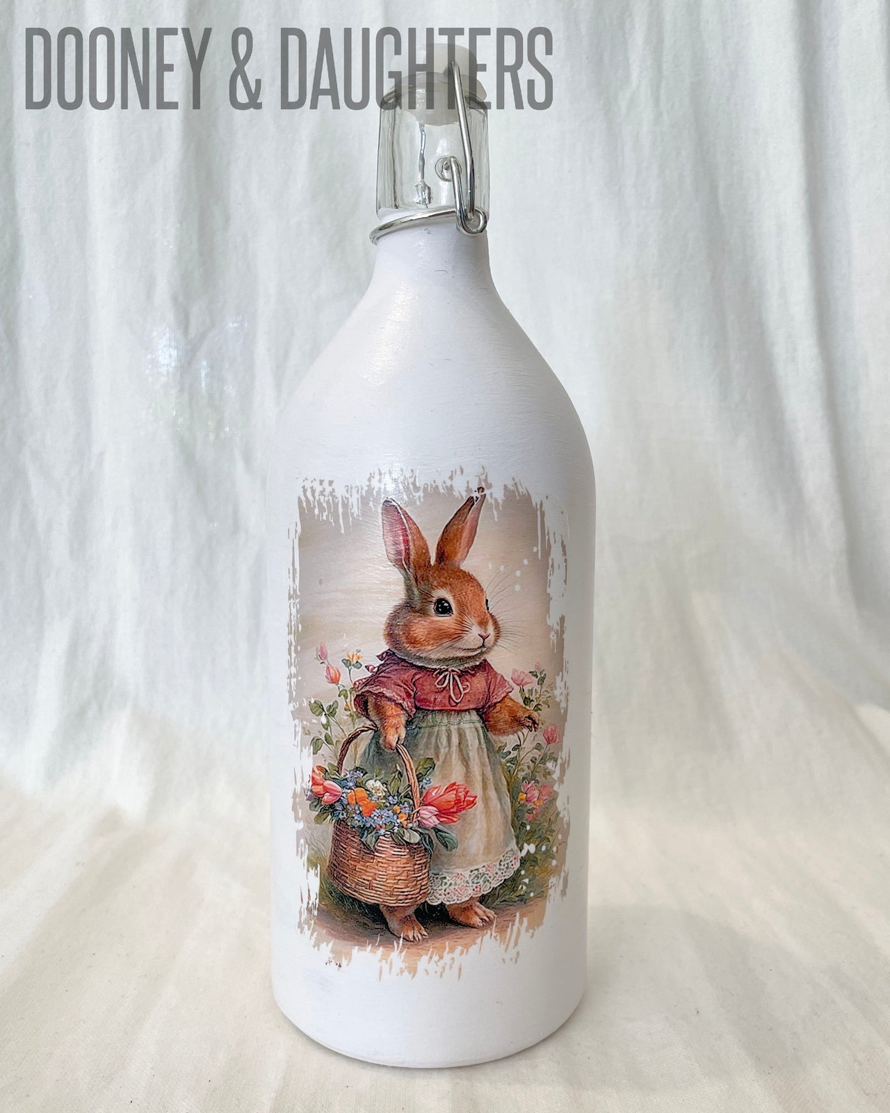 Bunny Four Glass Bottle