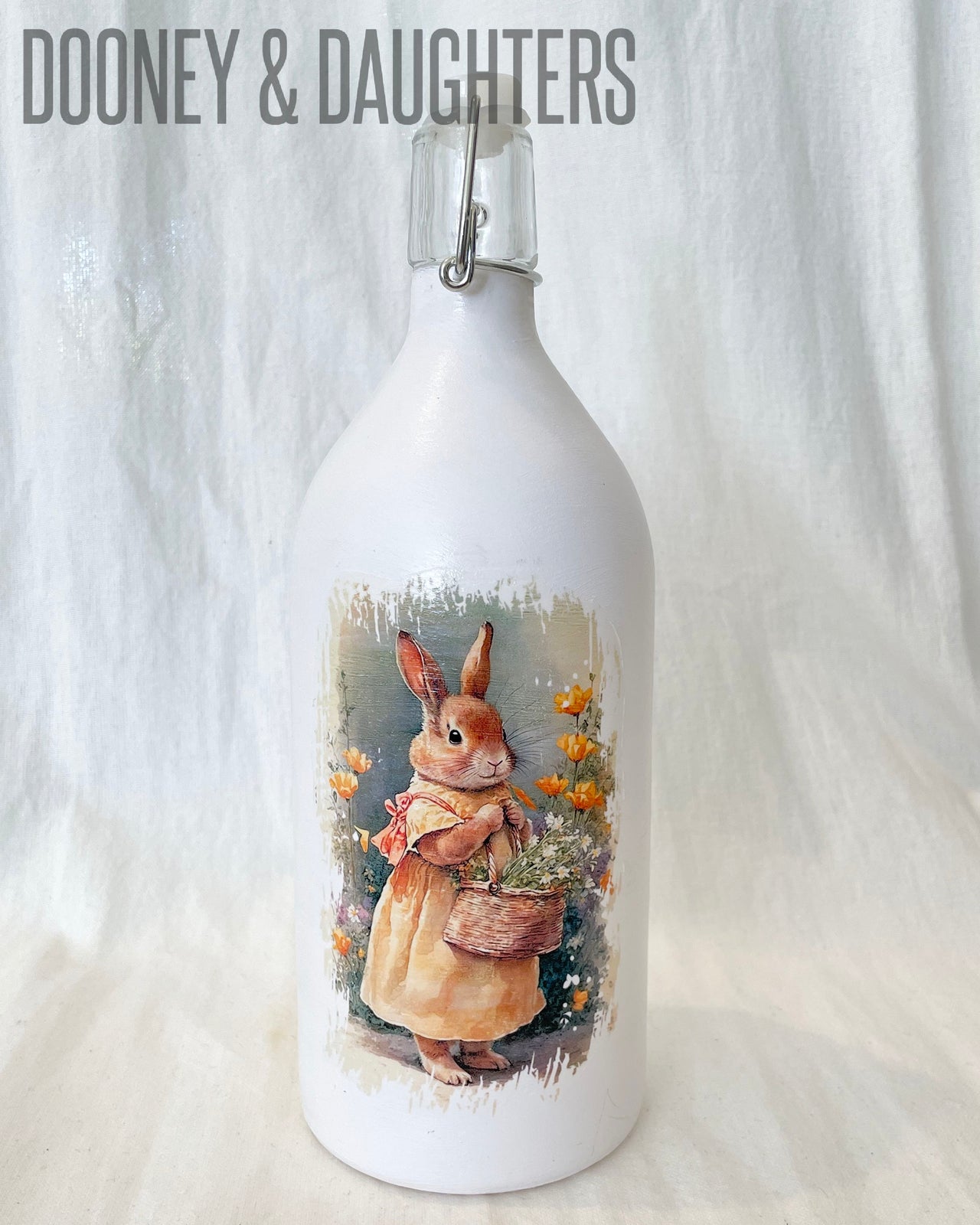 Bunny Two Glass Bottle