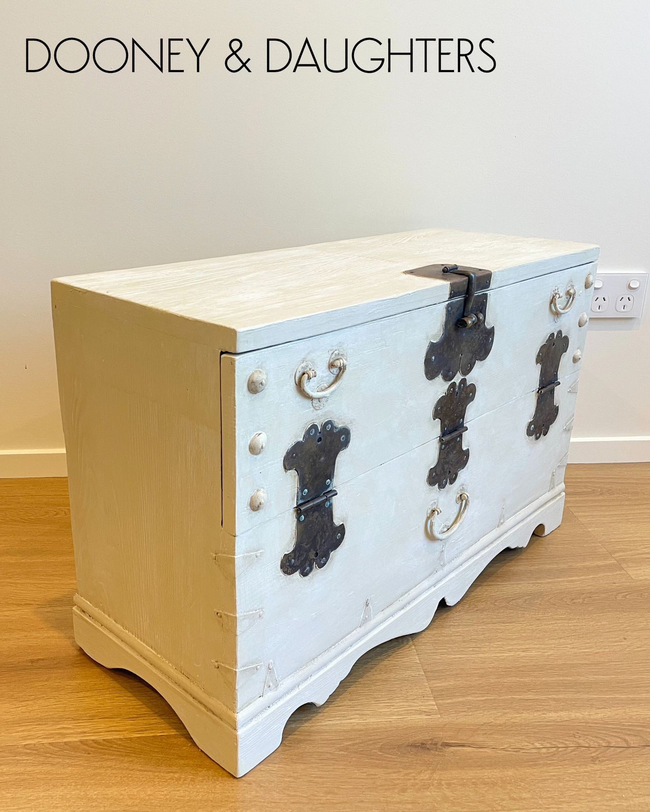 Commission - Burmese Chest with White & Dark Wax - Not For Sale