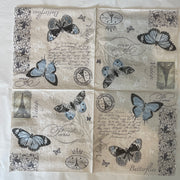 Napkin - Butterflies Postcard