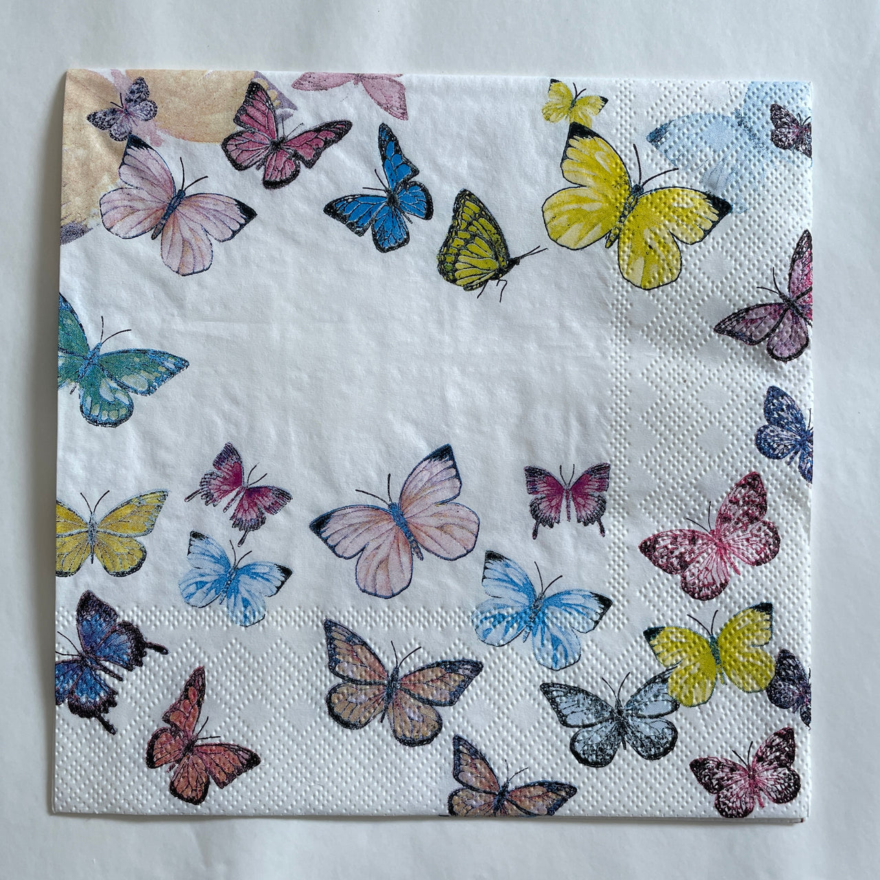 Napkin - Butterfly White