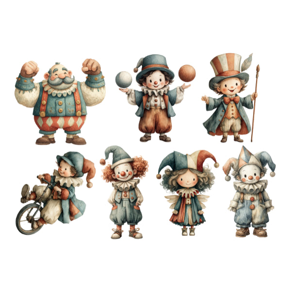 Circus 1 White Cloud Decor Transfer