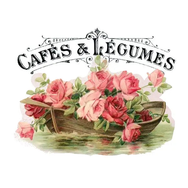 Cafes & Legumes White Cloud Decor Transfer