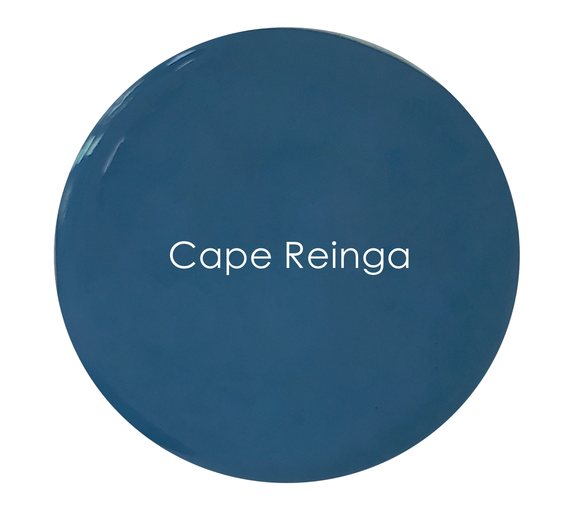 Cape Reinga paint tin – bold ocean-inspired blue
