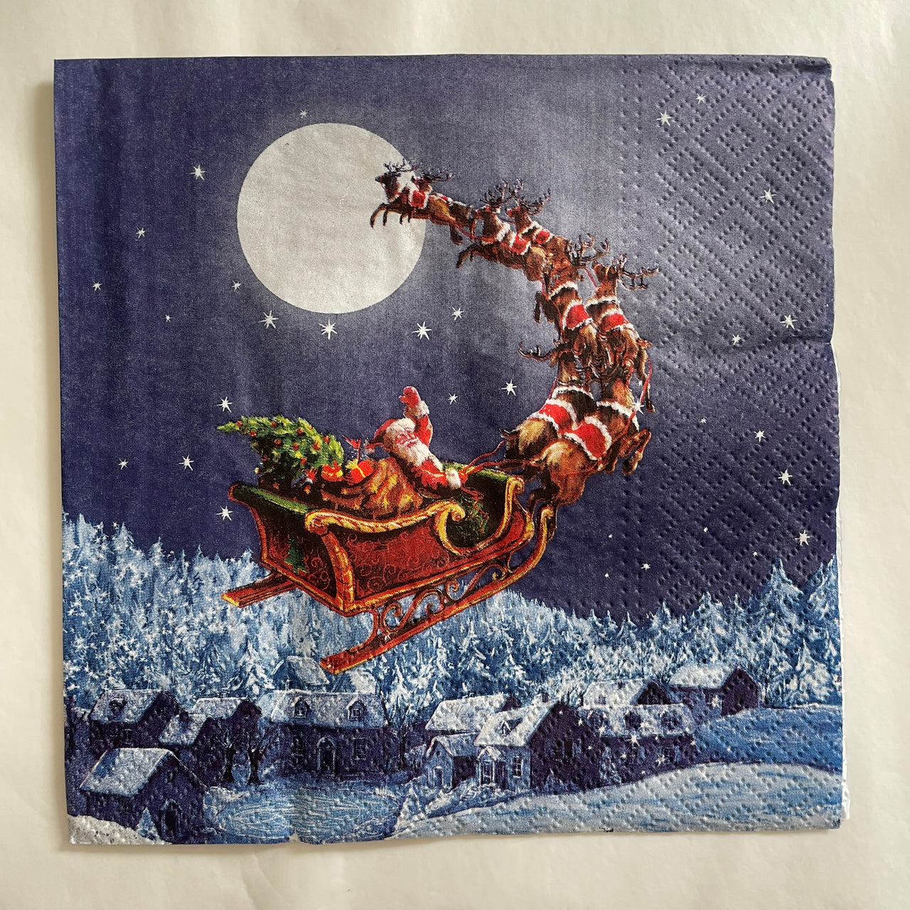 Napkin - Christmas Sleigh