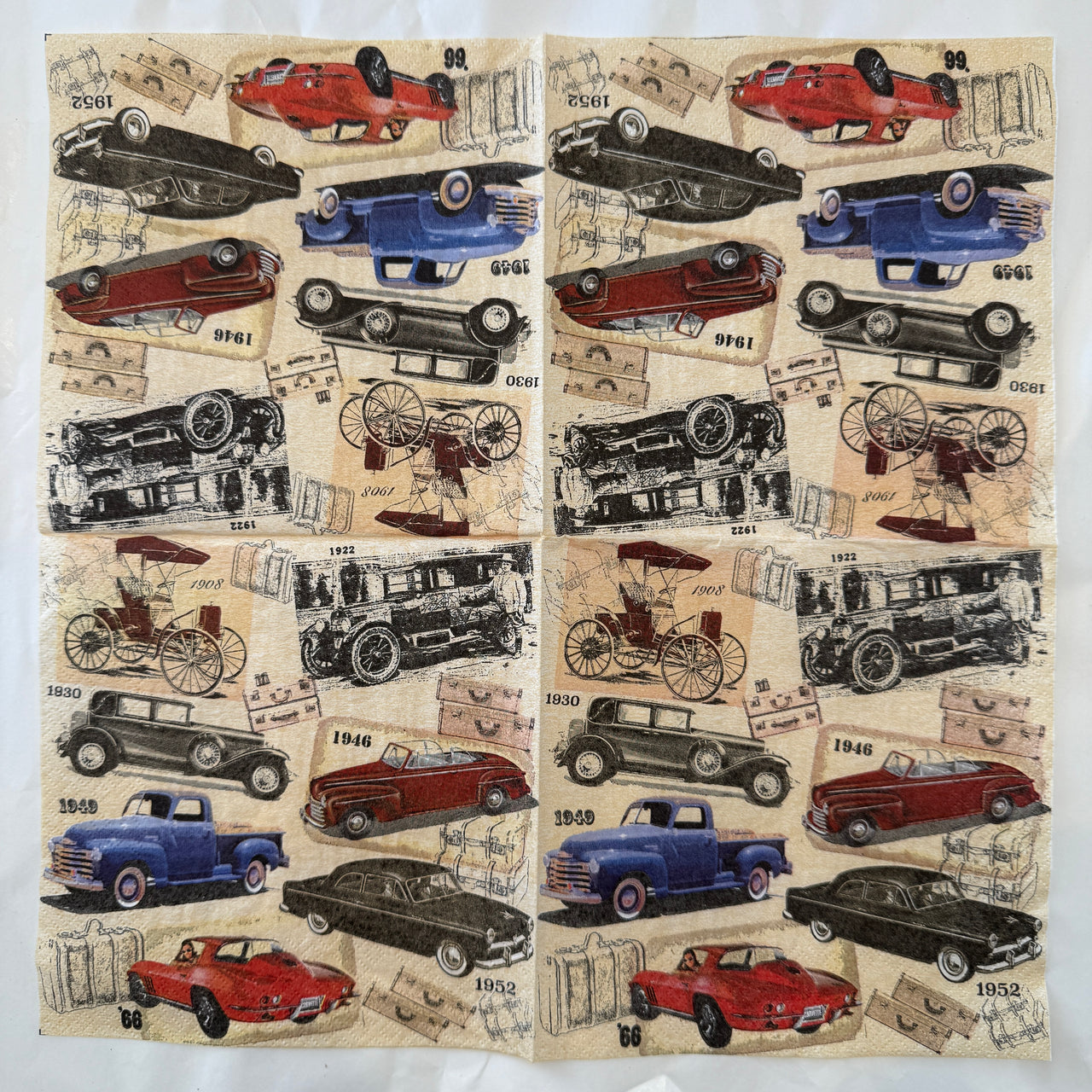 Napkin - Classic Cars