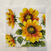 Napkin - Colourful Sunflowers