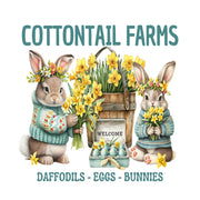 Cottontail Farms White Cloud Decor Transfer