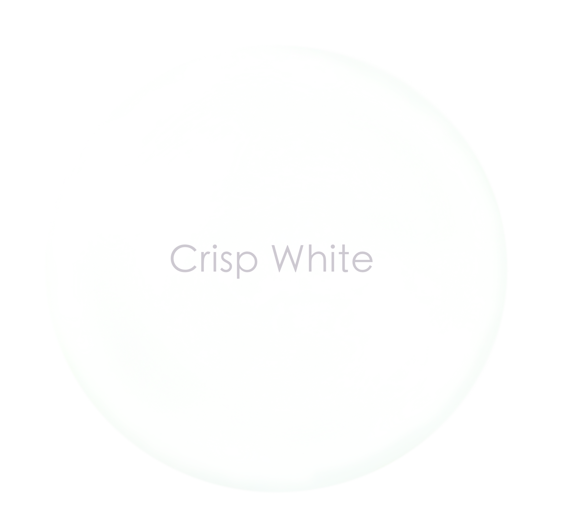 Bright white matte chalk paint – Crisp White detail