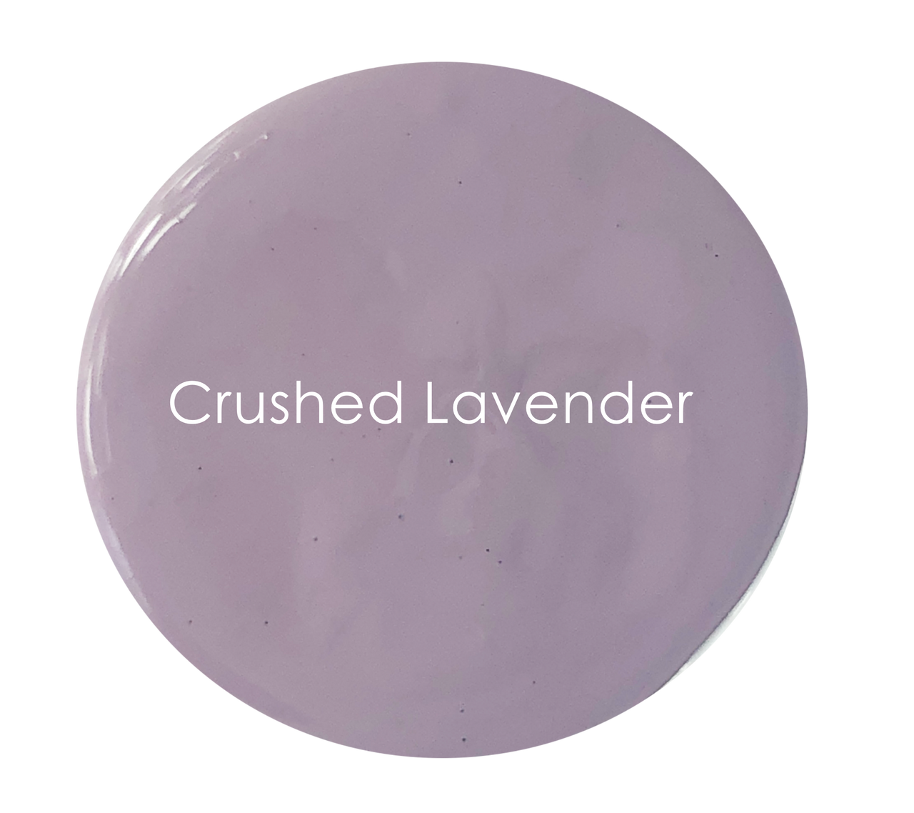 Soft purple matte chalk paint – Crushed Lavender detail