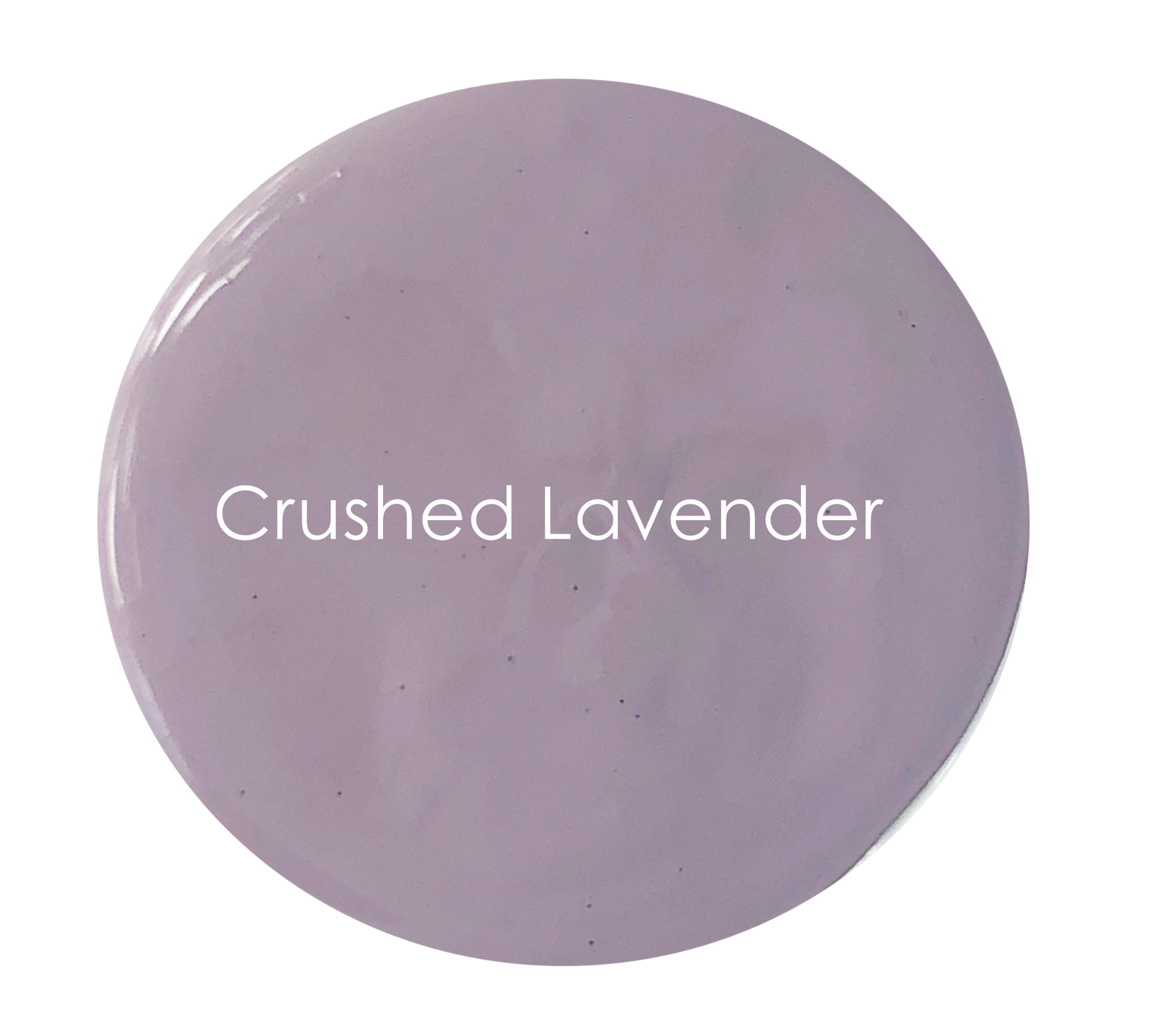 Soft purple matte chalk paint – Crushed Lavender detail