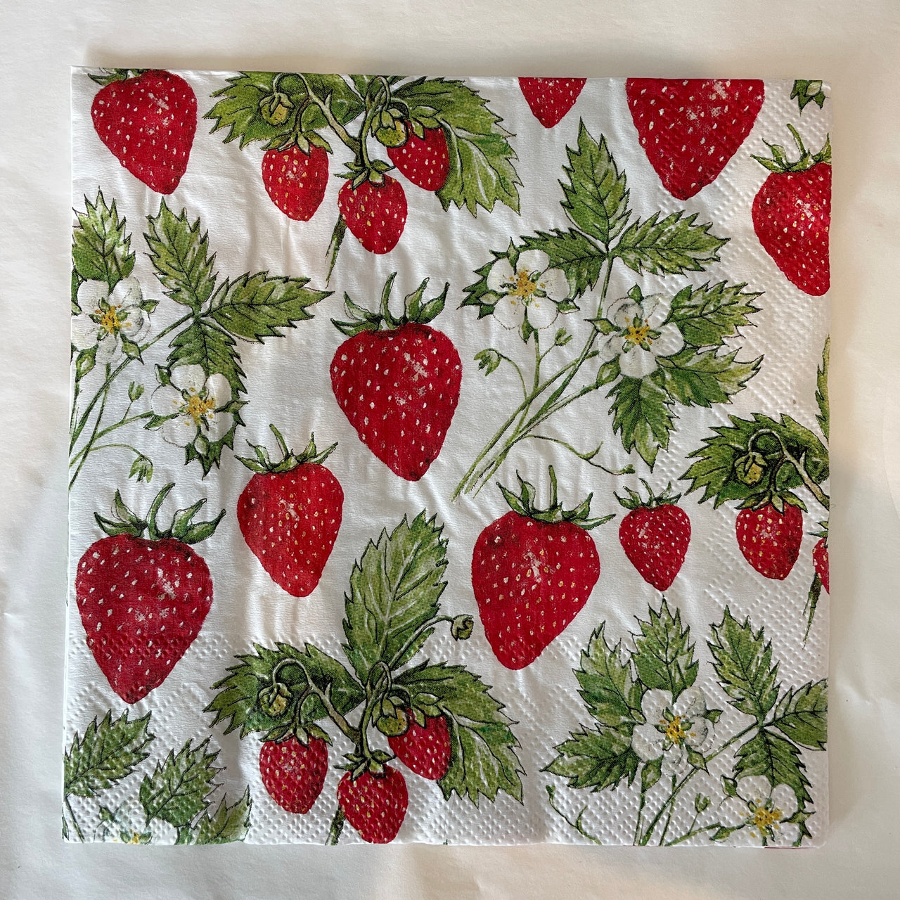 Napkin - Delicious Strawberries