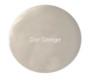 Elegant warm grey-beige matte chalk paint – Dor Greige detail
