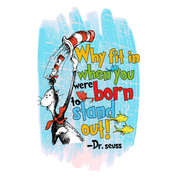 Dr Seuss 2 White Cloud Decor Transfer