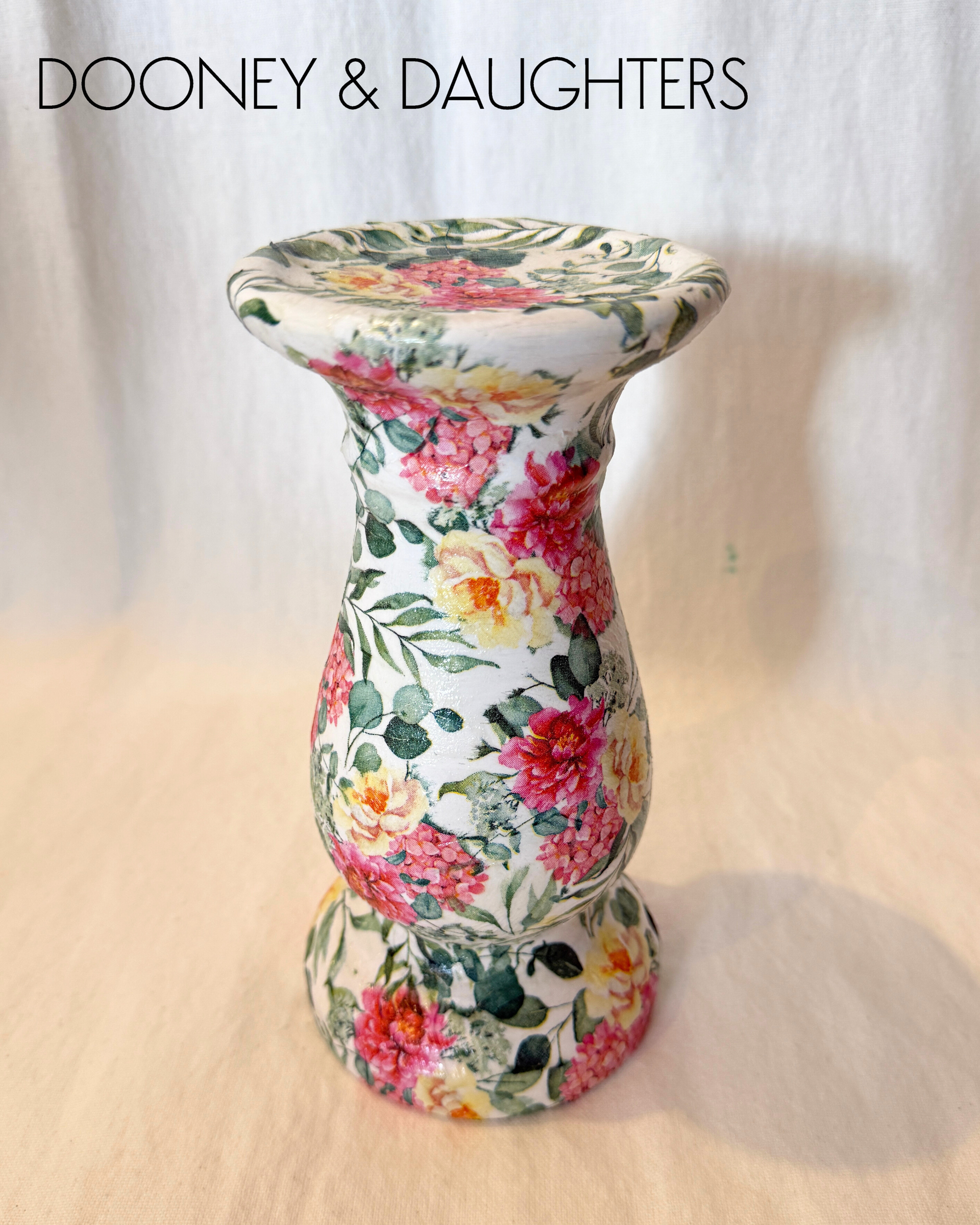 Candle Holder - Dreamy Florals