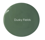 Matte chalk paint in dusky green – Dusky Fields detail