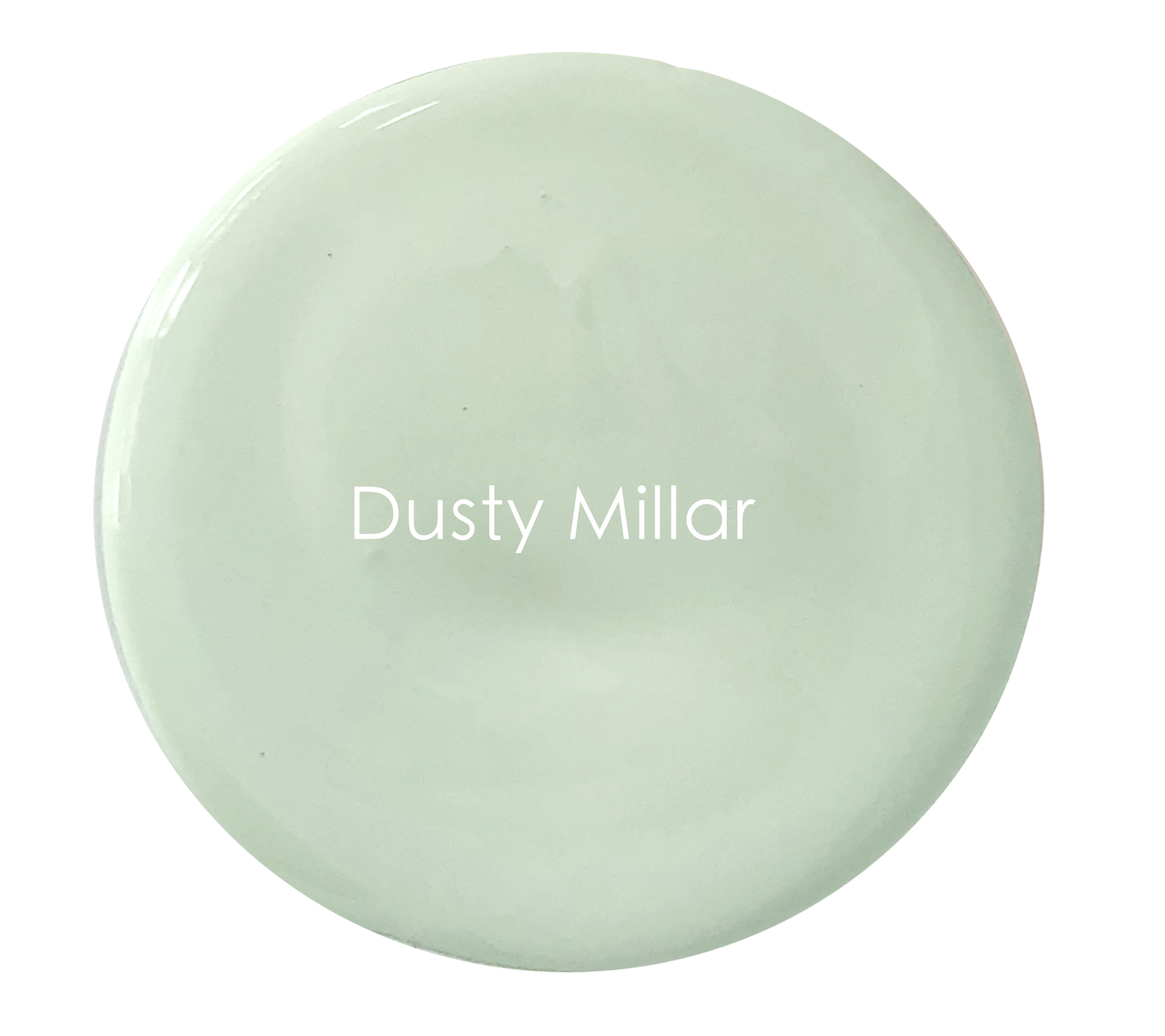 Dusty Millar paint tin – pale green-grey wall paint by The Artisan Company