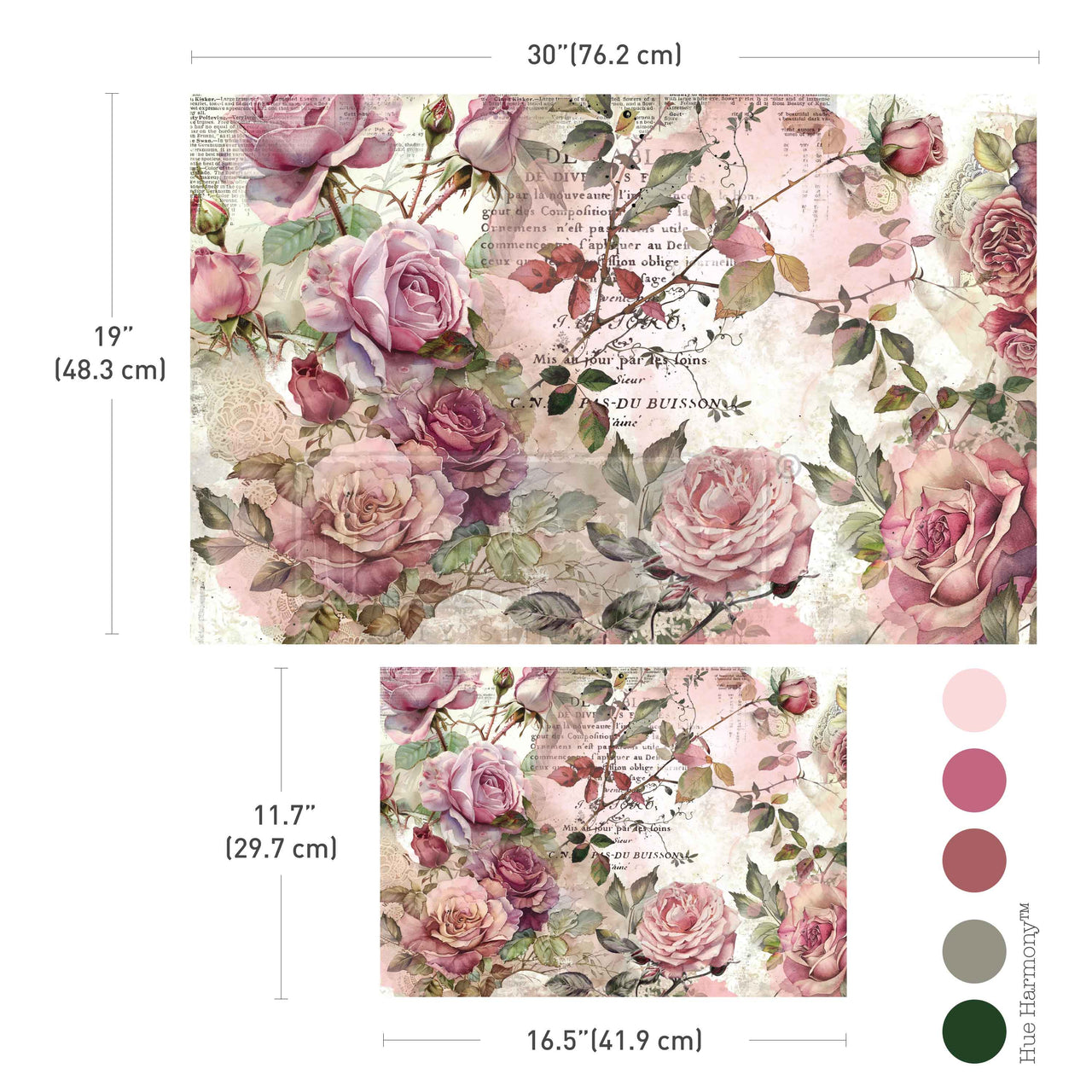 Decoupage Fiber - Dusty Velvet Mauve
