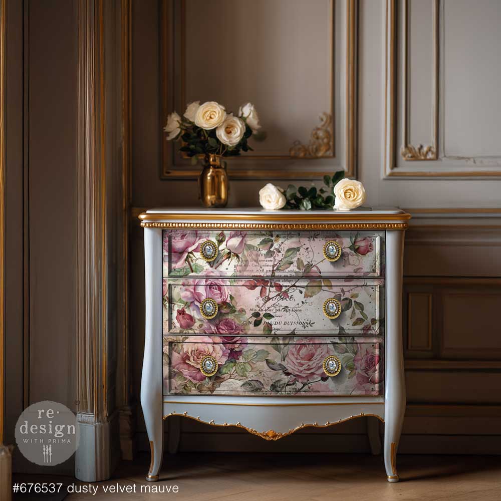 Decoupage Fiber - Dusty Velvet Mauve