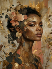 Earth & Gold Decoupage Paper