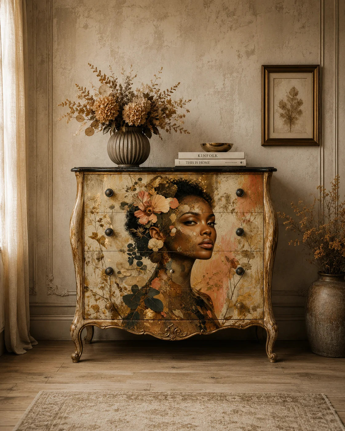 Earth & Gold Decoupage Paper