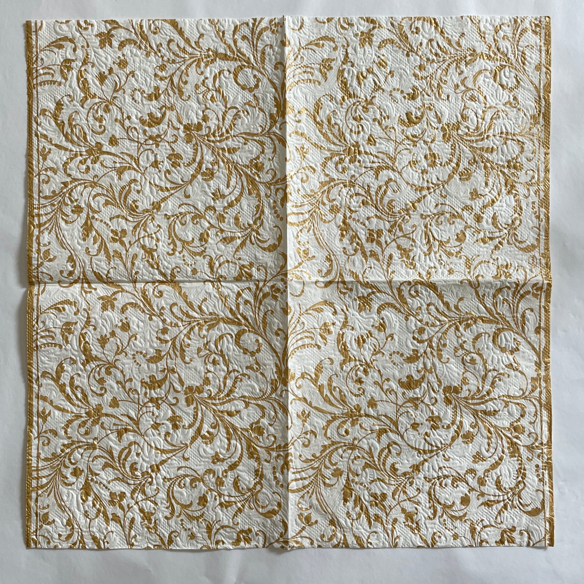 Napkin - Elegance Damask Cream/Gold