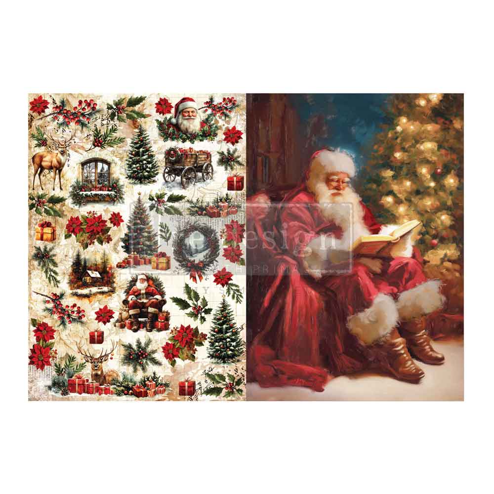 Decoupage Fiber A4 - Everlasting Light 2 Sheets