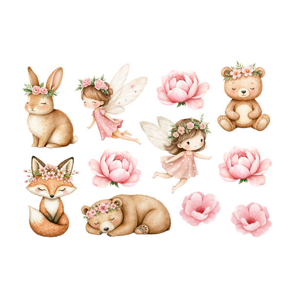 Fairies & Friends White Cloud Decor Transfer