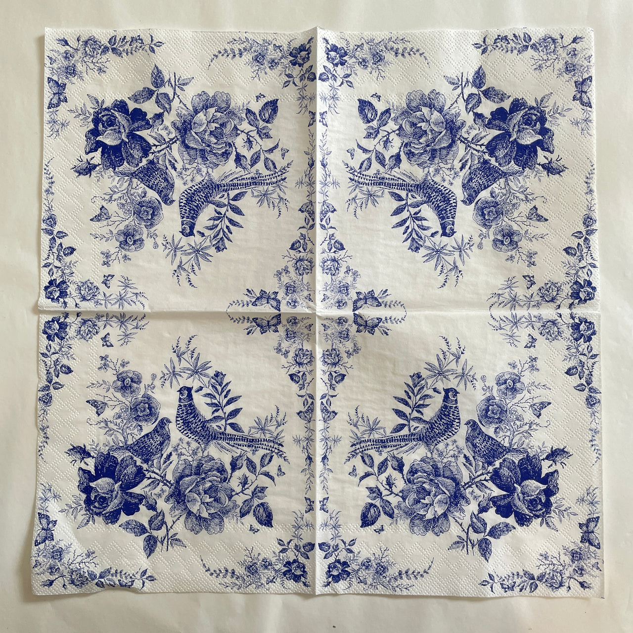 Napkin - Fairytale Pheasant Blue