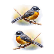 Fantails 4 White Cloud Decor Transfer
