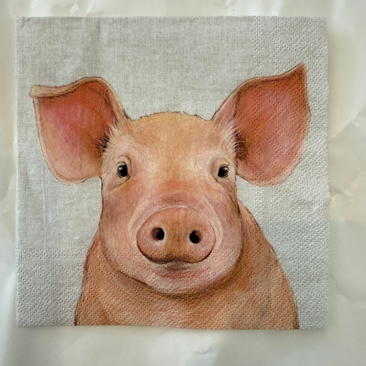 Napkin - Farm Pig