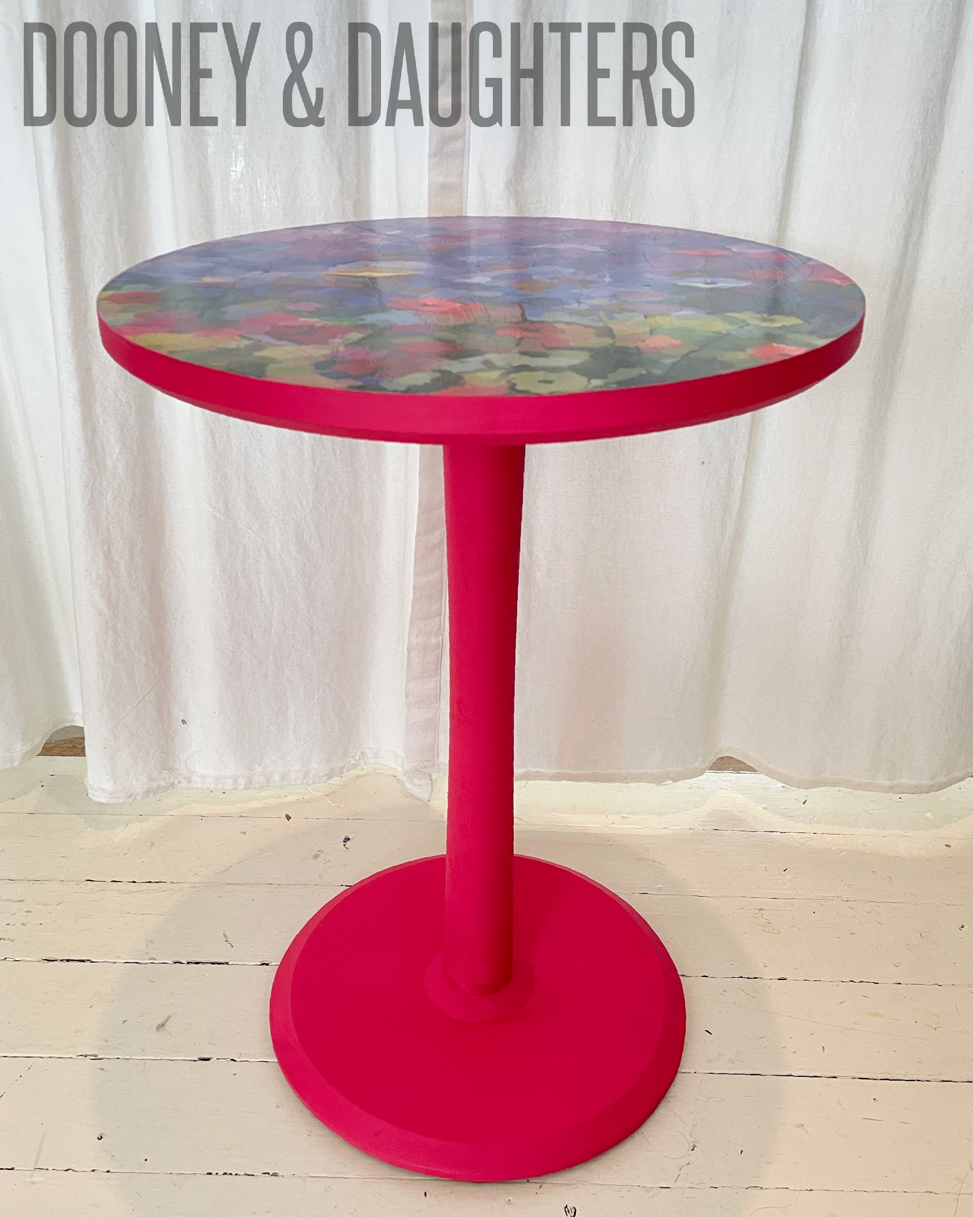 Field of Mauve One Side Table