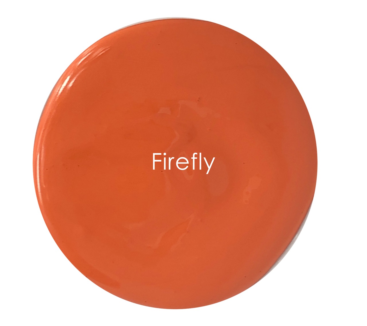 Firefly exterior paint swatch – vibrant striking orange