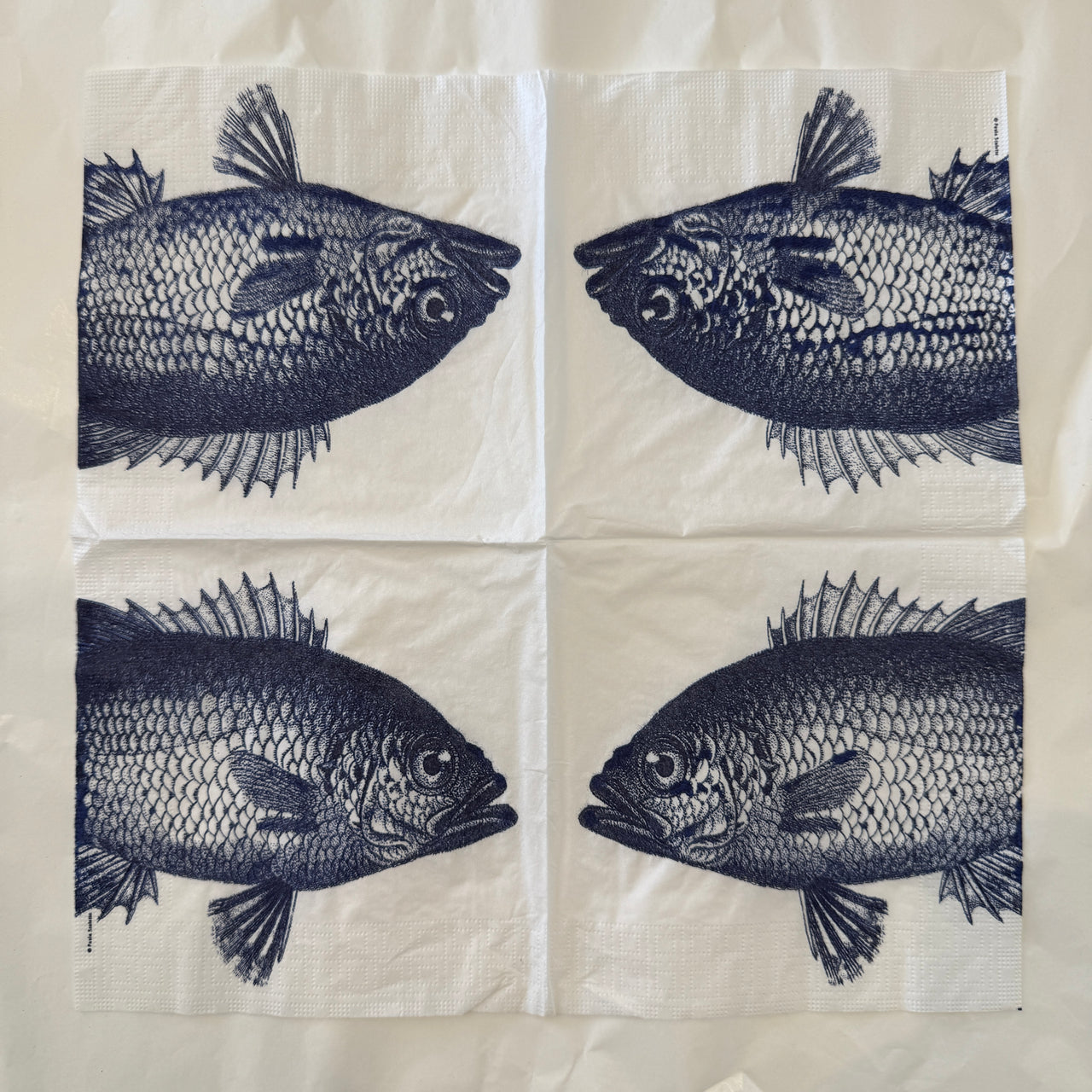 Napkin - Fish Marine