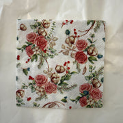Napkin - Floral Winter Romance
