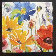 Napkin - Flores Rojas y Amarillas