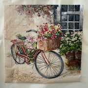 Napkin - Flower Bike